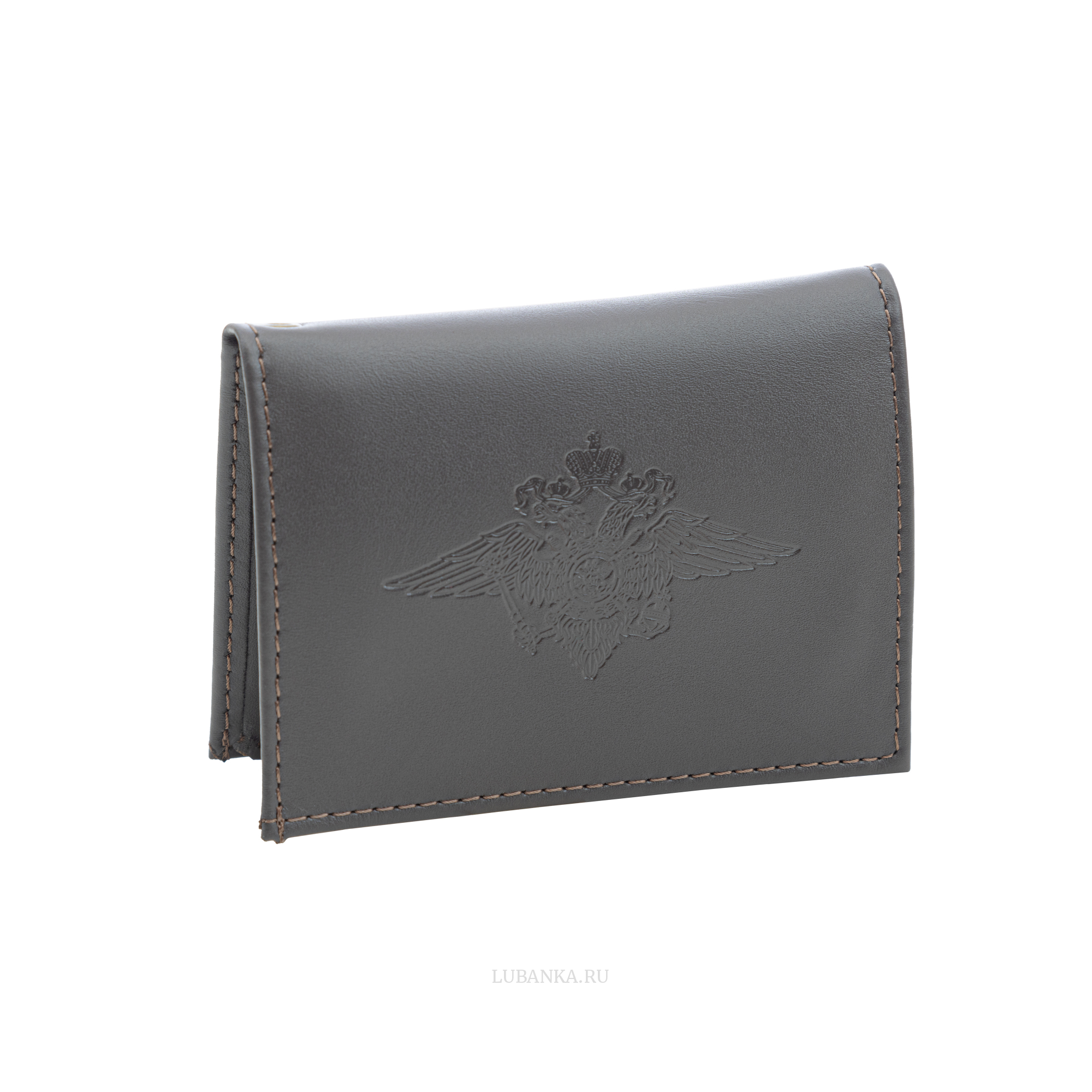 Обложка для удостоверения Полиция коричневая