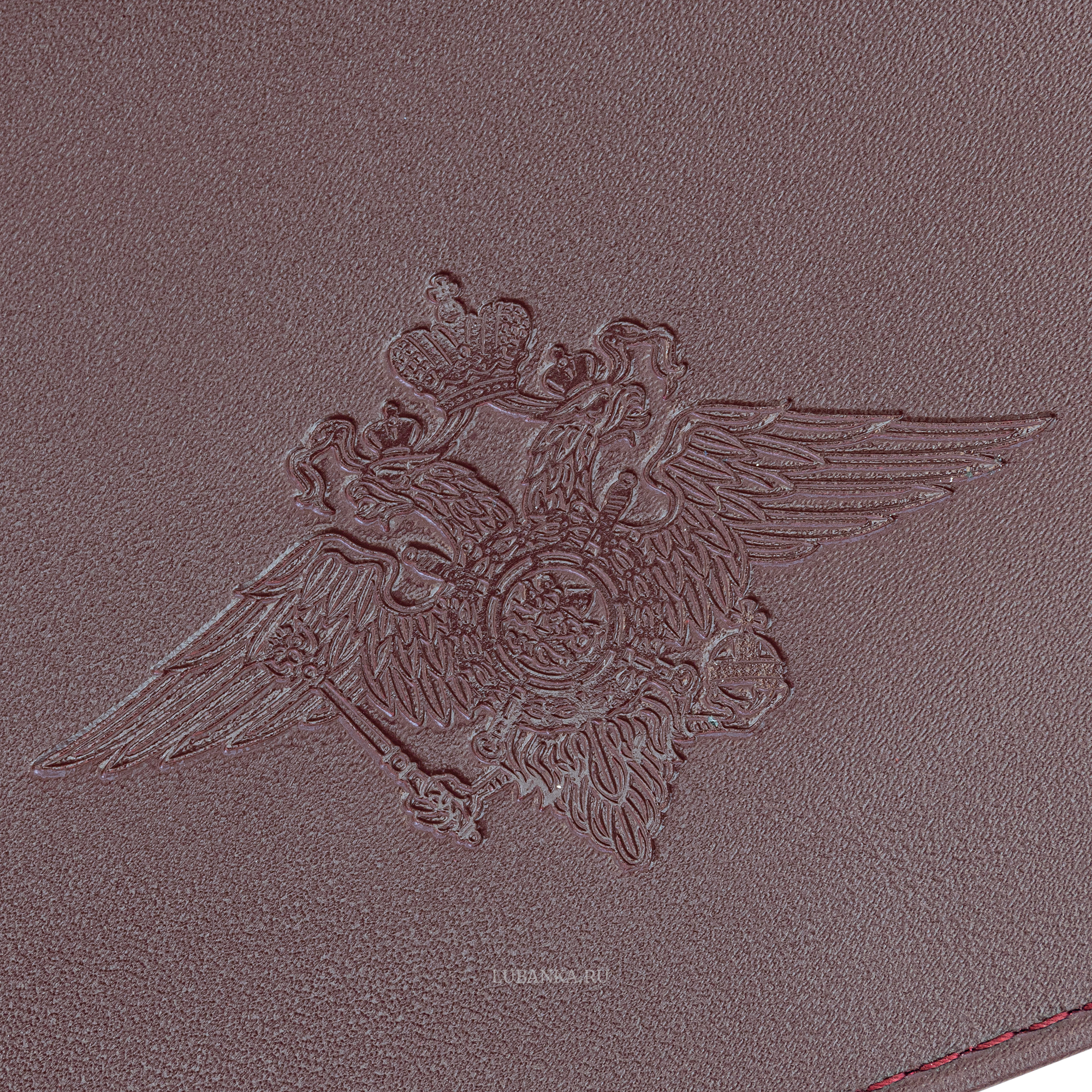 Обложка для удостоверения Полиция бордовая