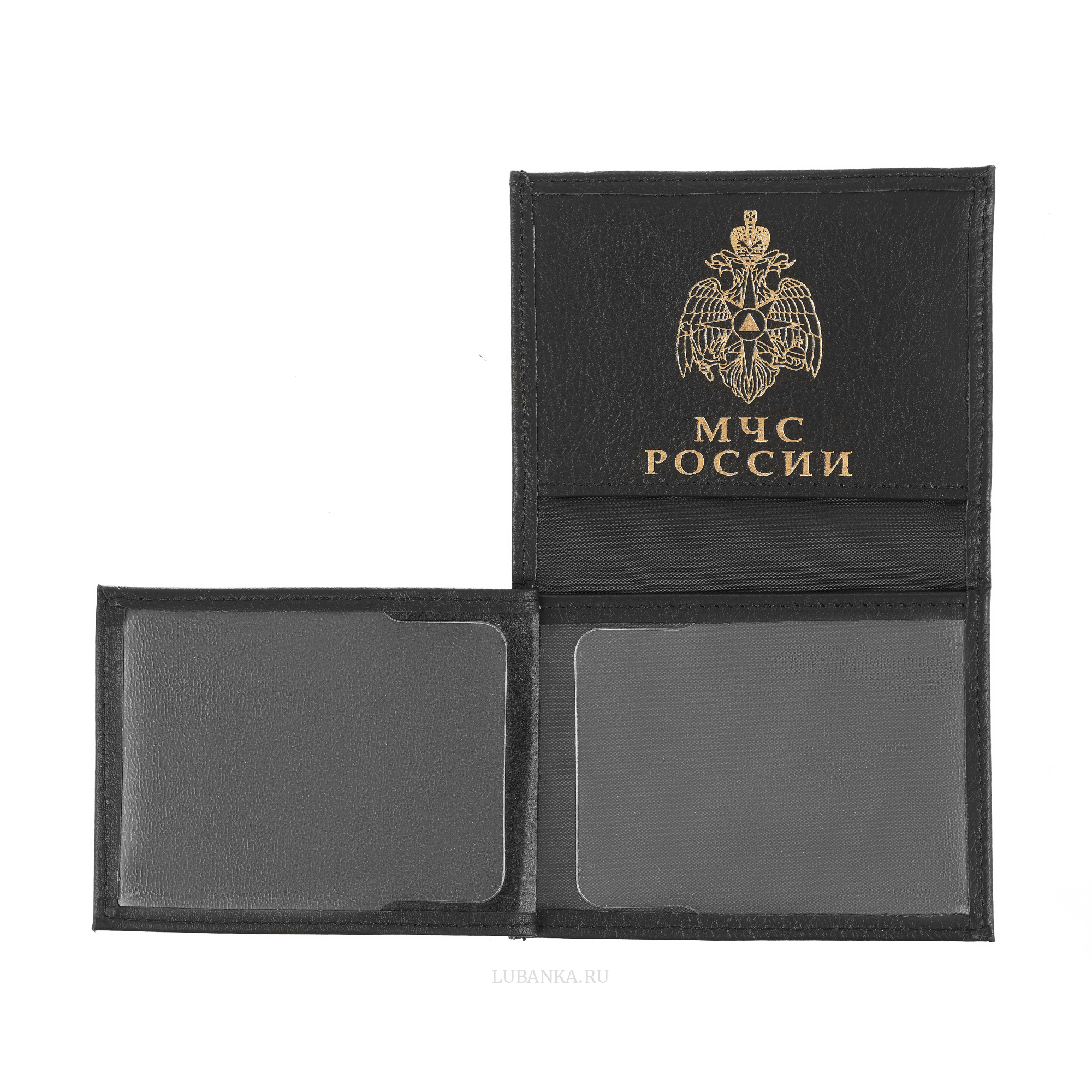 Обложка для удостоверения МЧС черная