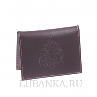 Обложка для удостоверения МЧС бордовая