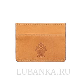 Картхолдер двухсторонний СКР светло коричневый