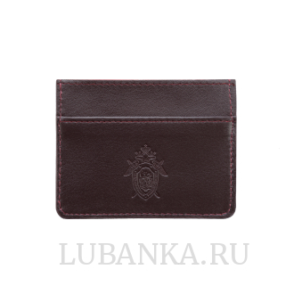 Картхолдер двухсторонний СКР бордовый