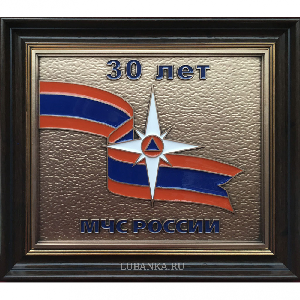 Плакетка «30 лет МЧС»