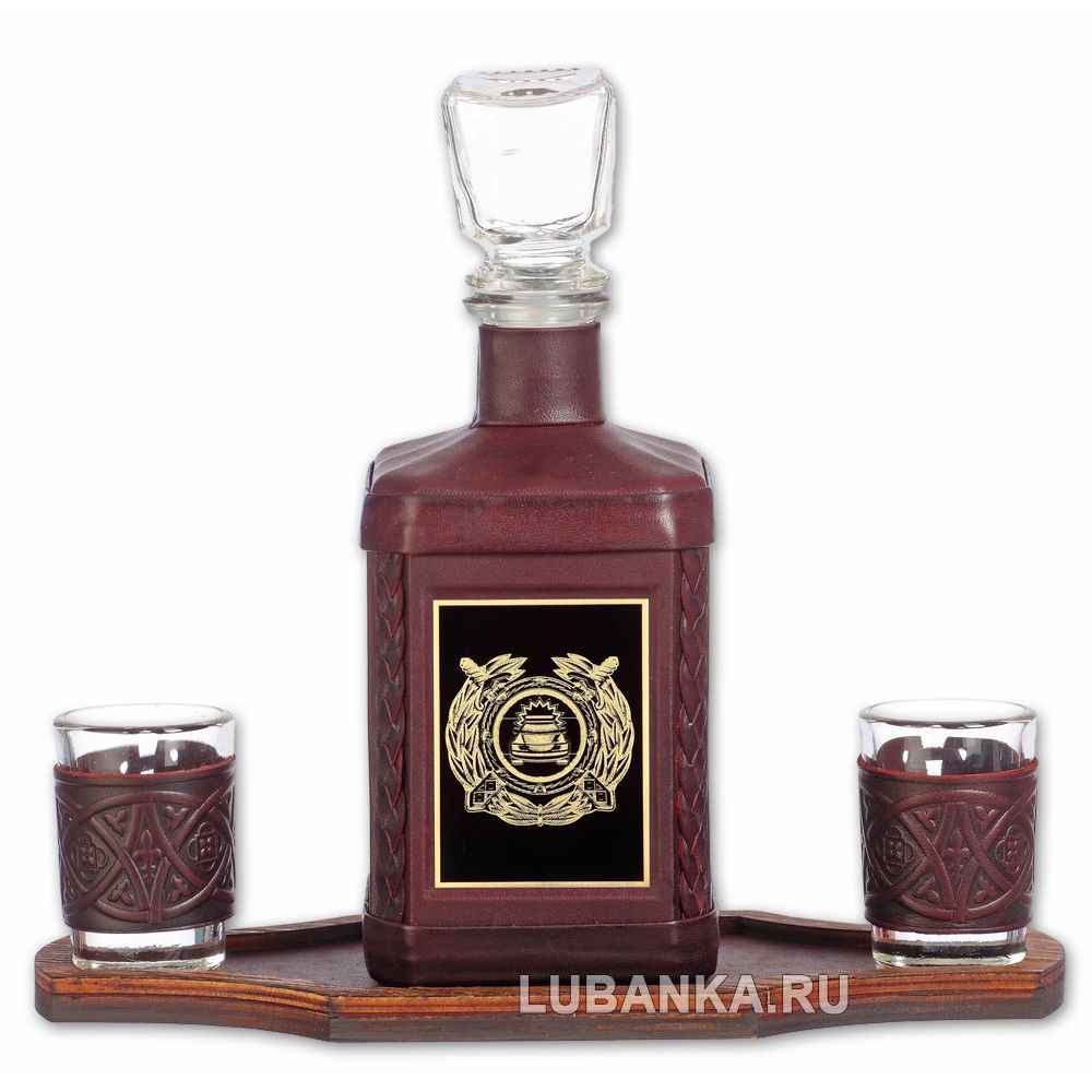 Набор для водки «ГИБДД» бордовый