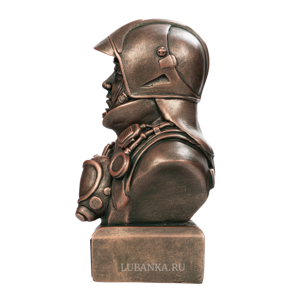 Статуэтка для интерьера «Бюст пожарного»