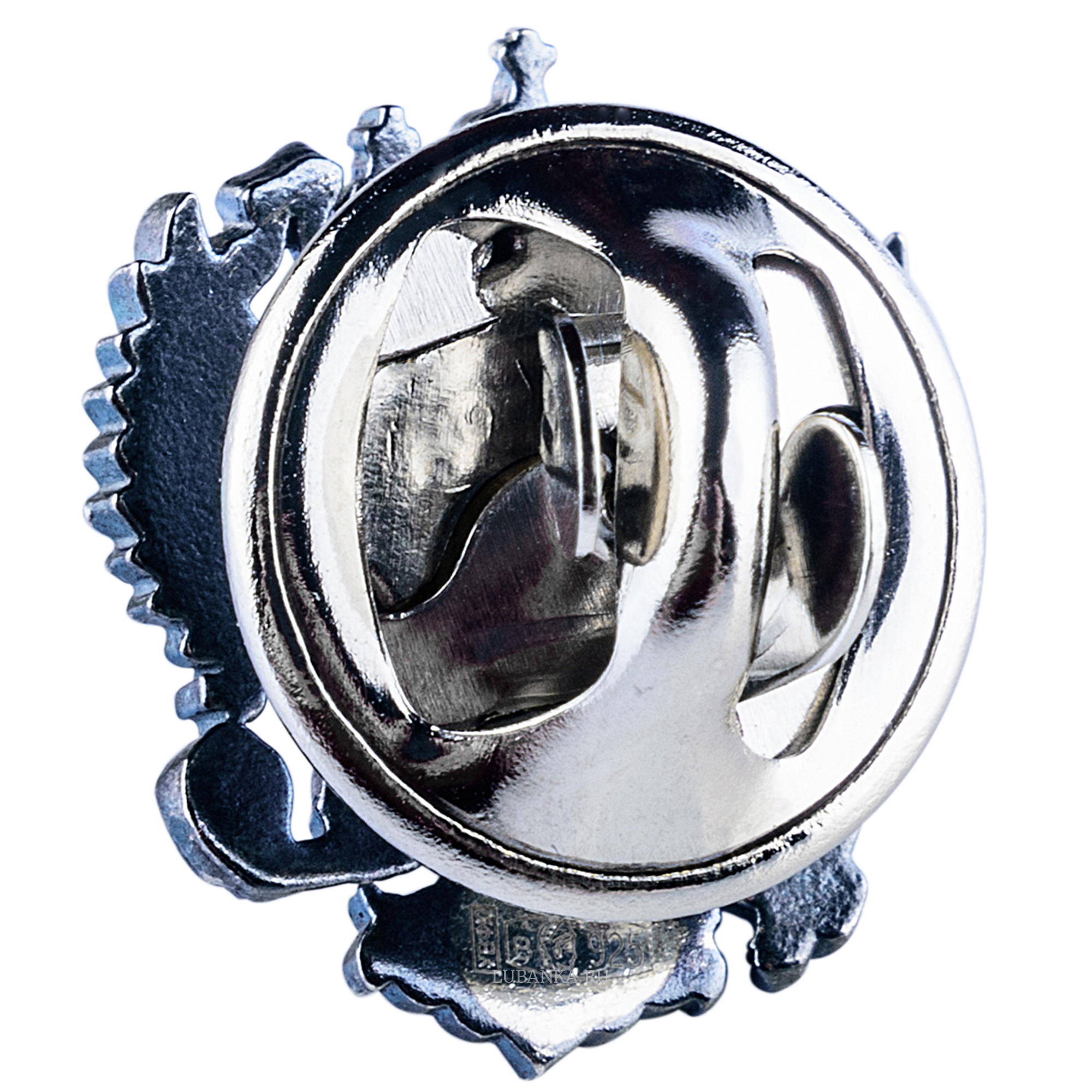 Значок Герб России серебро