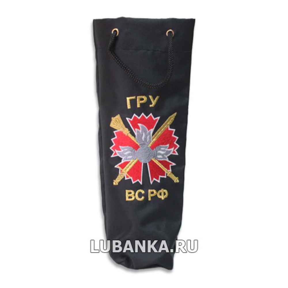 Сумка с вышивкой «ГРУ», малая