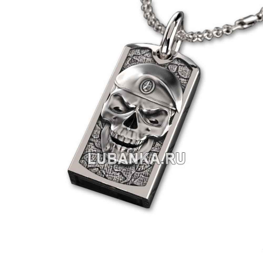 Подарочная флешка «Череп в берете»